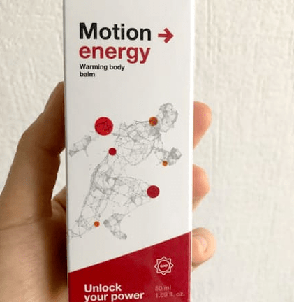 Packaging con balsamo Motion Energy, foto dalla recensione di Anna