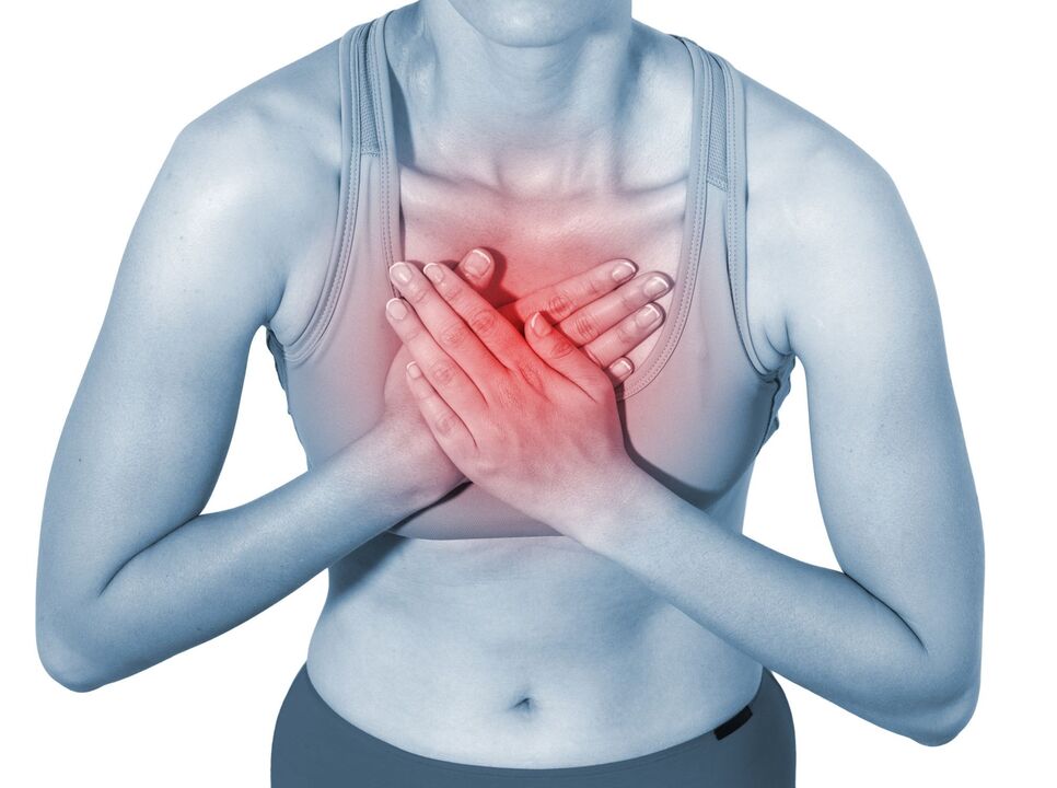 Sintomi dell'osteocondrosi toracica